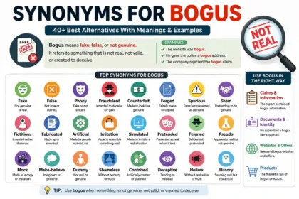 Synonyms for Bogus
