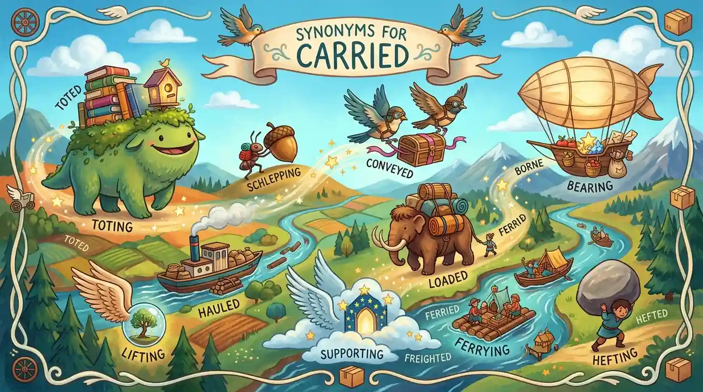 Synonyms for Carried