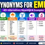 Synonyms for Emit