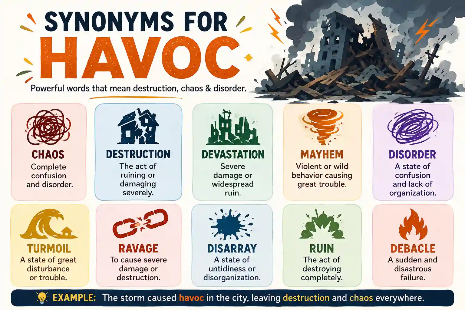 Synonyms for Havoc 