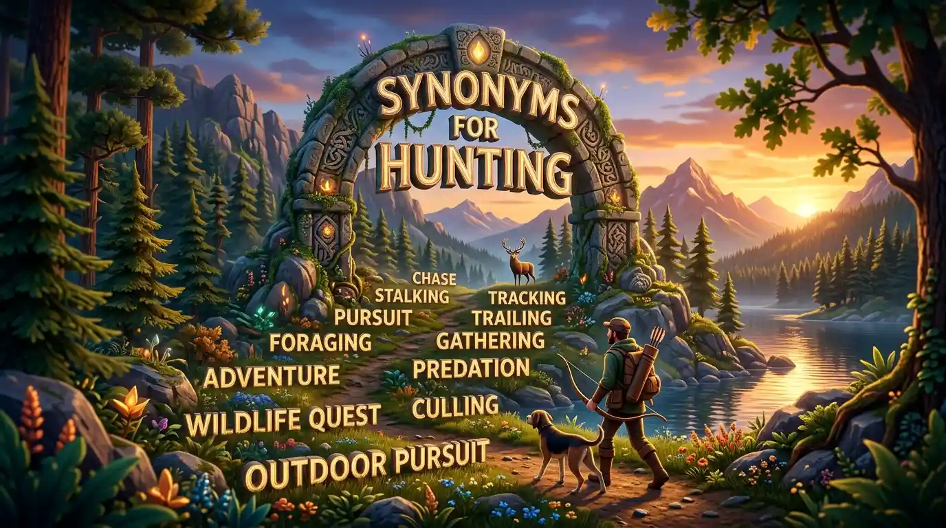 Synonyms for Hunting