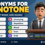 Synonyms for Monotone 