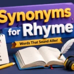 Synonyms for Rhyme