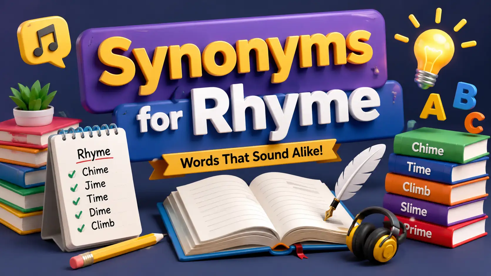 Synonyms for Rhyme
