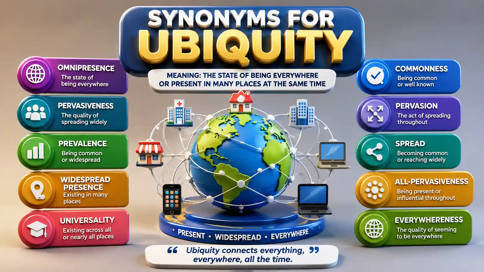 Synonyms for Ubiquity