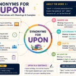 Synonyms for Upon