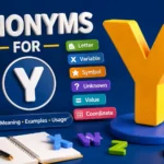 Synonyms for Y