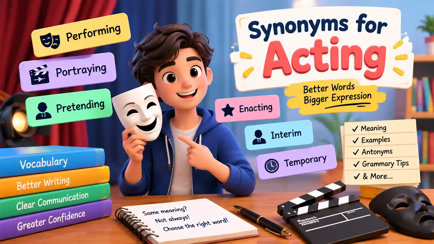 Synonyms for Acting