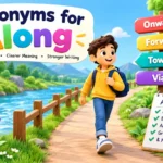 Synonyms for Along