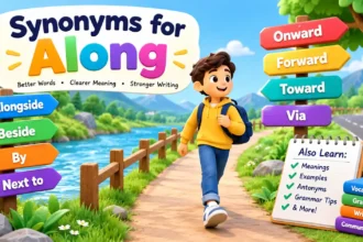 Synonyms for Along