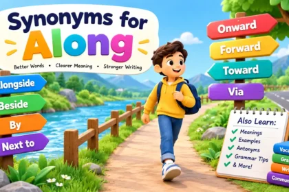 Synonyms for Along
