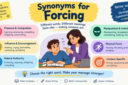 Synonyms for Forcing
