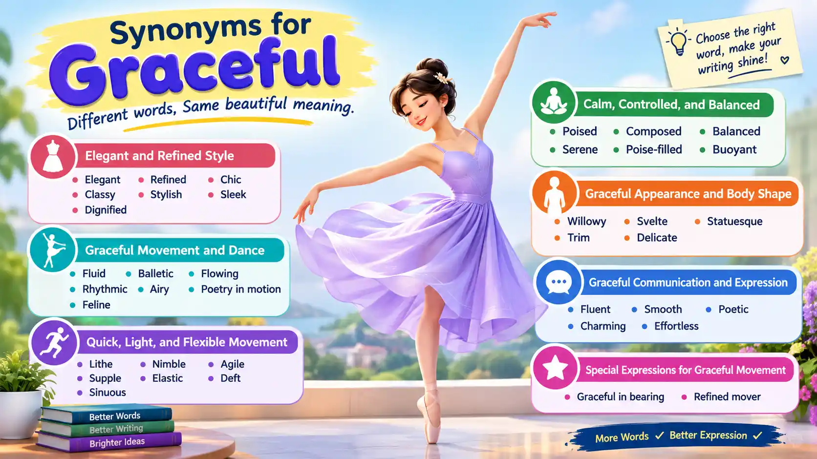 Synonyms for Graceful