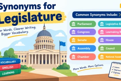 Synonyms for Legislature