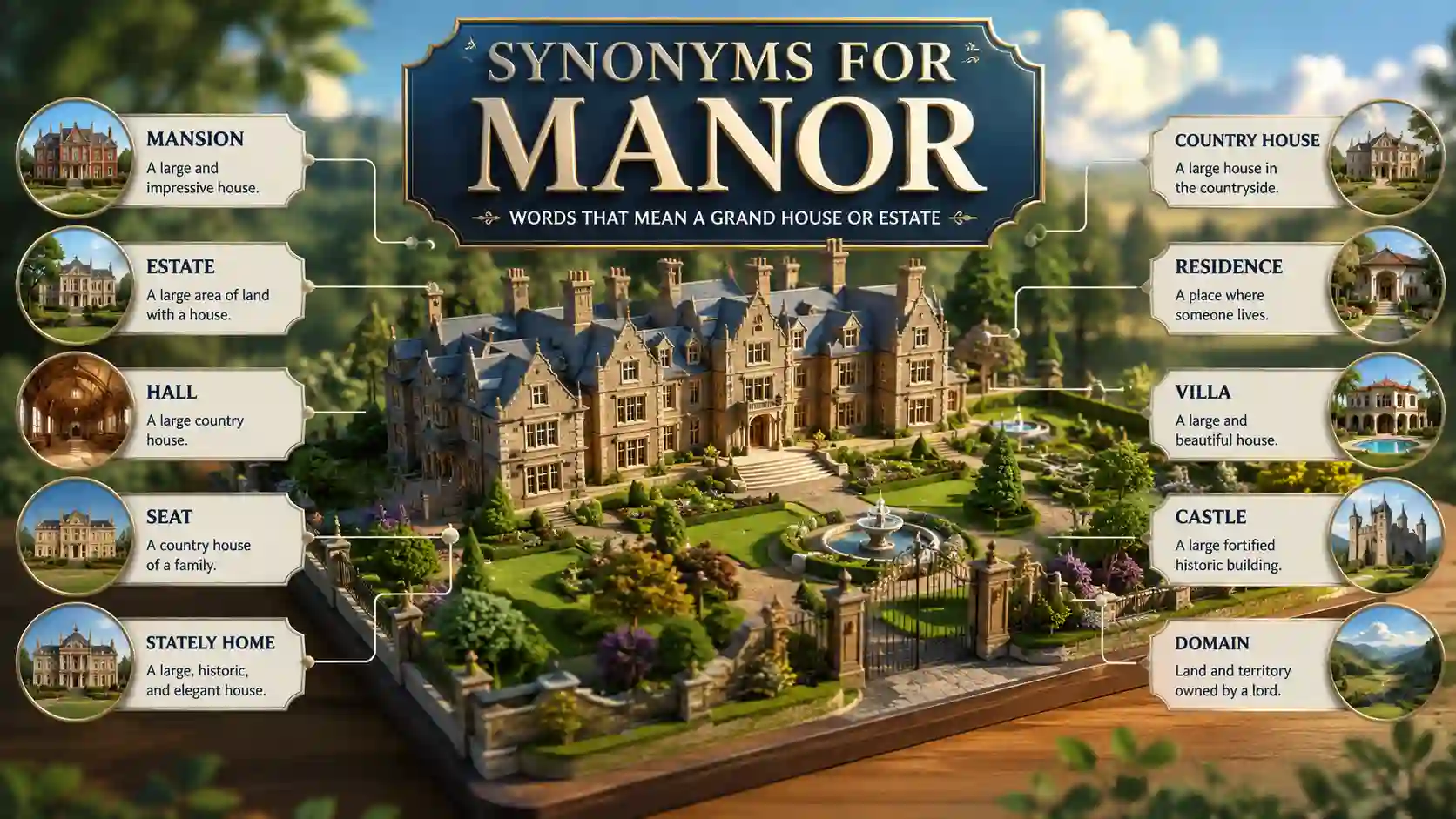 Synonyms for Manor