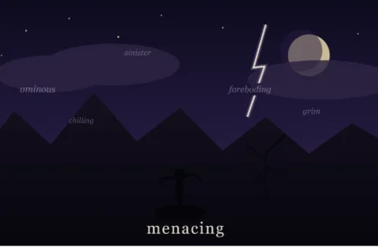 Synonyms for Menacing