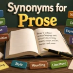 Synonyms for Prose