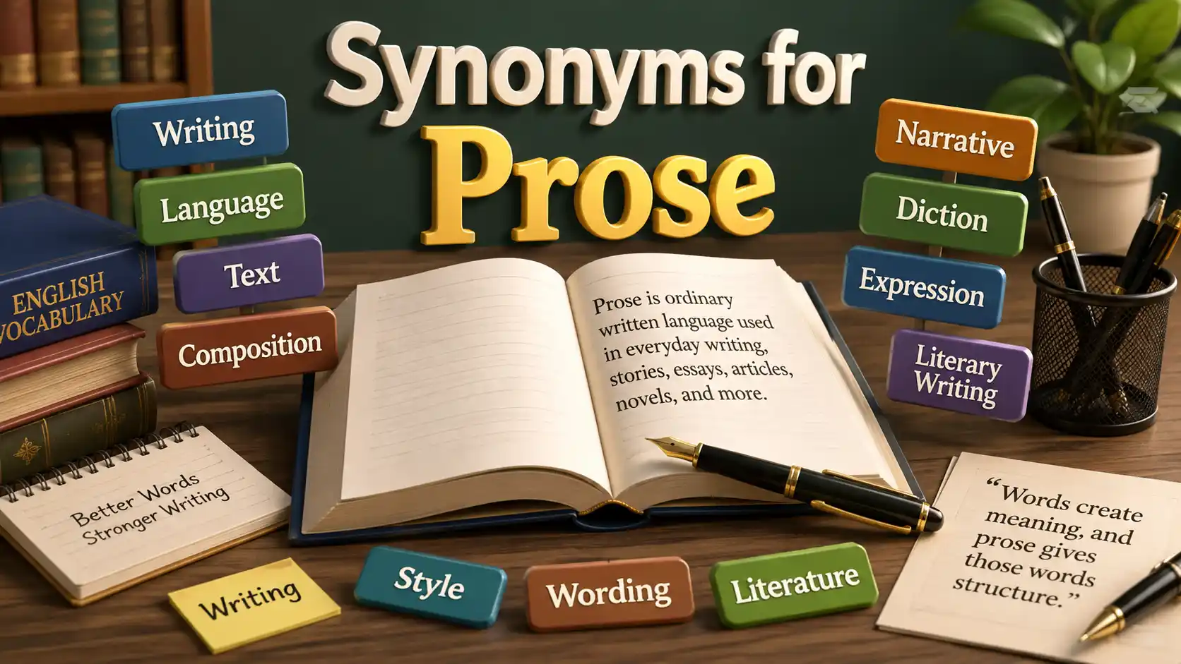 Synonyms for Prose