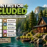 Synonyms for Secluded