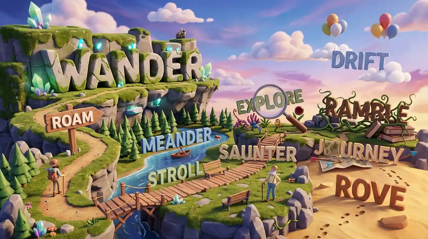 Synonyms for Wander