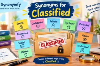 Synonyms for Classified