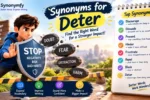 Synonyms for Deter