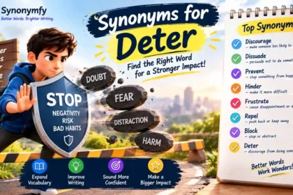 Synonyms for Deter