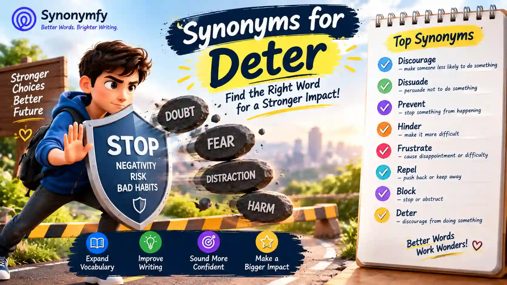Synonyms for Deter