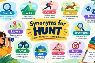 Synonyms for Hunt
