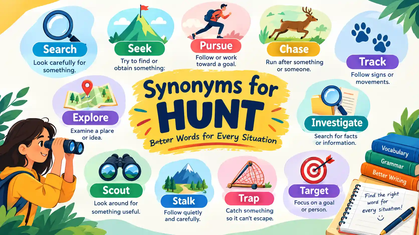 Synonyms for Hunt